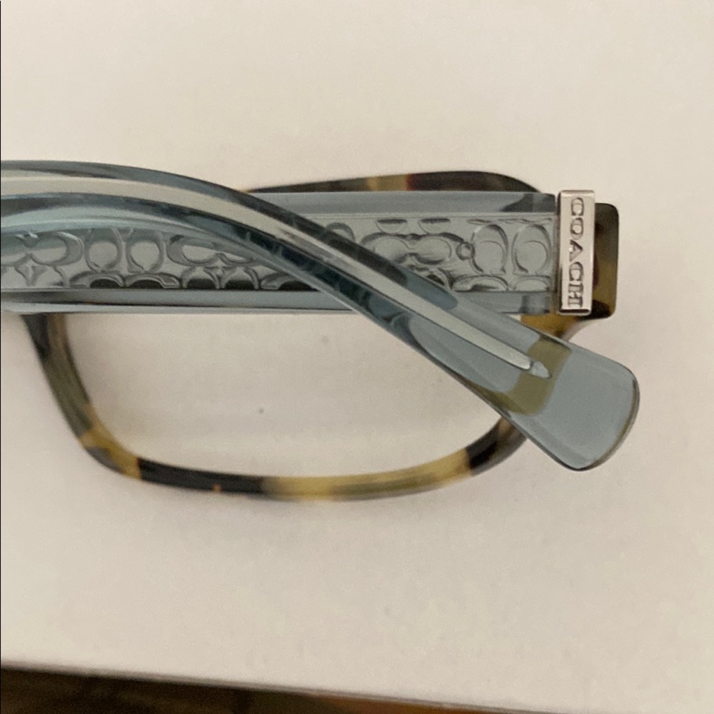 Coach Brown and Tan Glasses with Signature Case - Picture 5 of 9